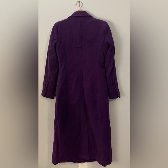 NWT Sergio Hudson x Target Purple Tailored Long Overcoat - Picture 5 of 7